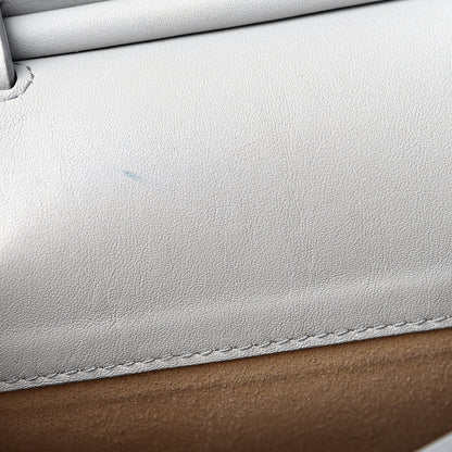 MCM Grained Calfskin Medium Milla Convertible Backpack White Flake 11 of 17