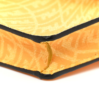 Fendi X SARAH COLEMAN Glazed Fabric Enamel Small FF Vertigo Baguette Belt Pouch Mimosa 10 of 14