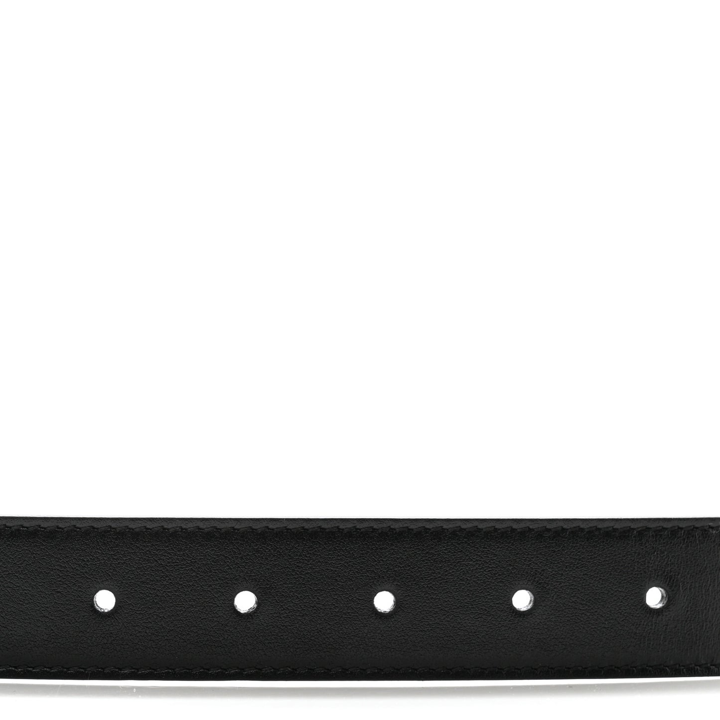 Plutone Calfskin Double G 30mm Belt 80 32 Black