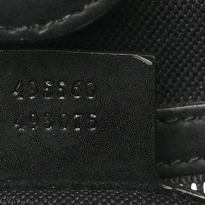 Gucci GG Supreme Monogram Web Tote Black Grey 7 of 12