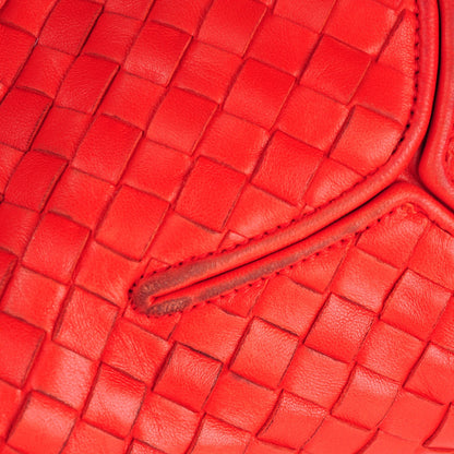 Bottega Veneta Nappa Intrecciato Ball Hobo Cardinal 9 of 11