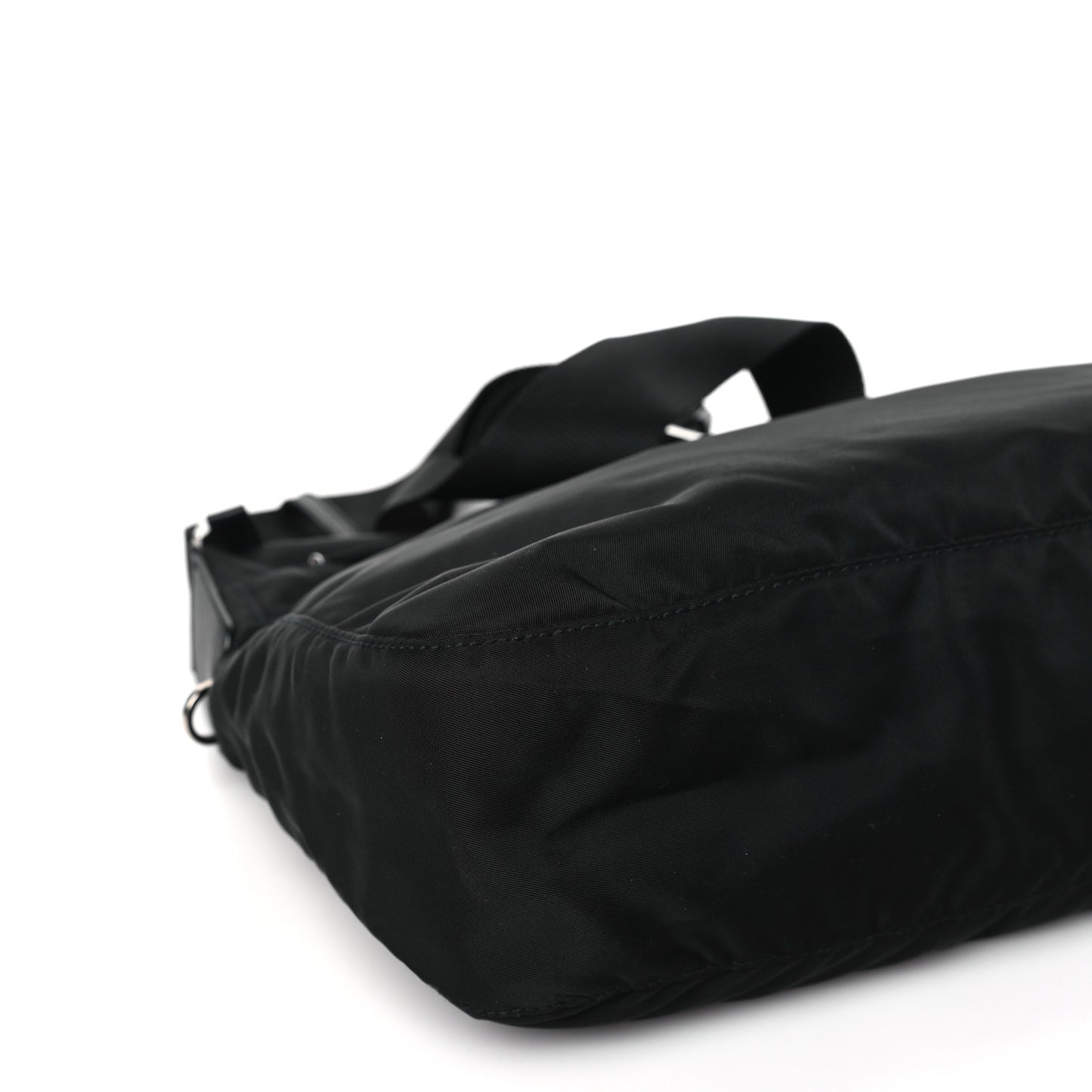 Tessuto Nylon Messenger Bag Black
