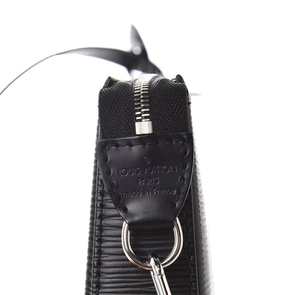 Louis Vuitton Epi Pochette Accessories NM Black 6 of 9