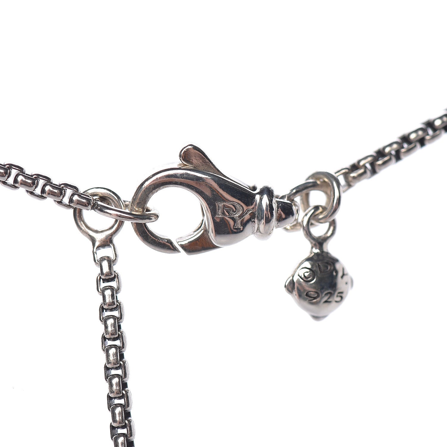 David Yurman Sterling Silver Pink Sapphire Petite Pave Heart Pendant Necklace 6 of 6