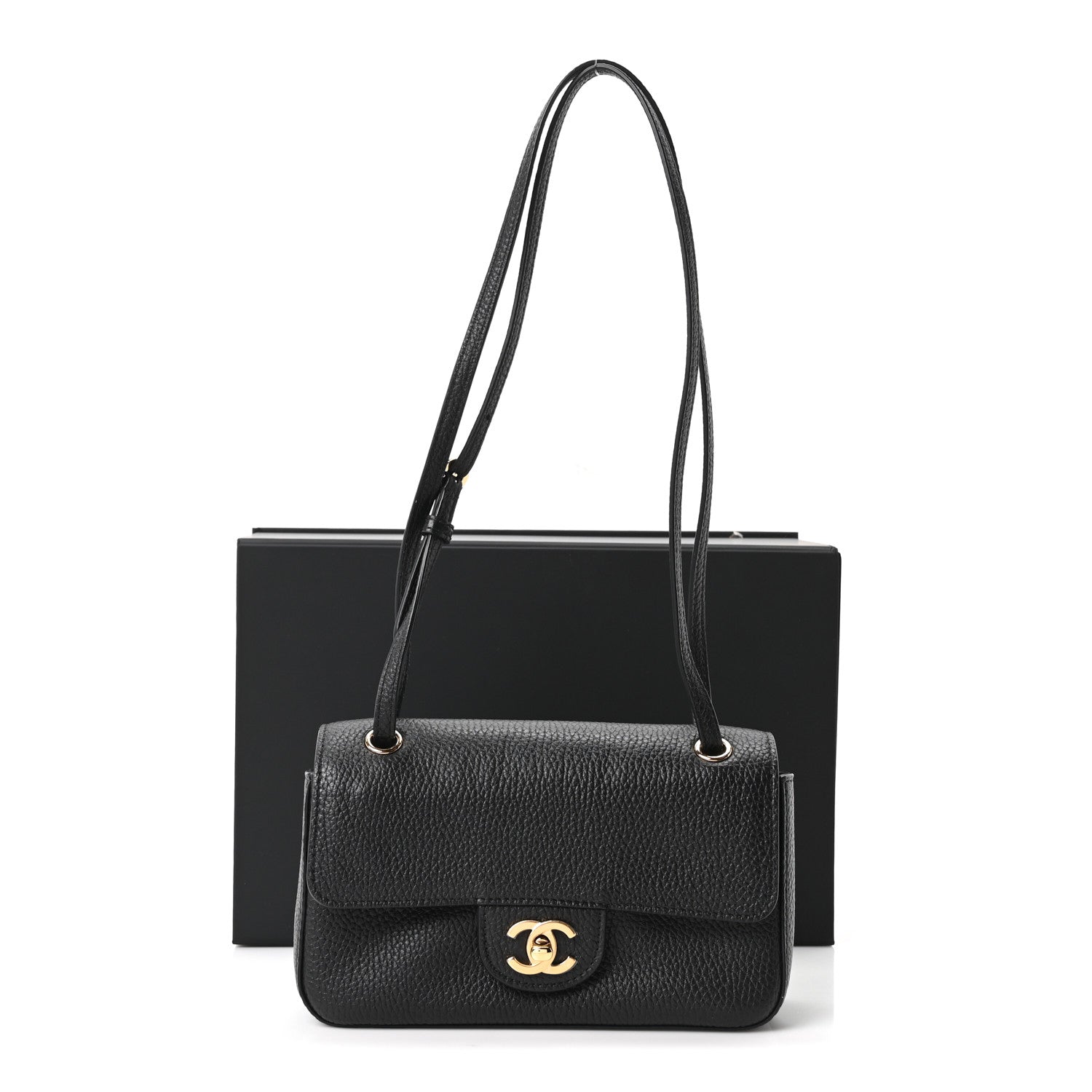 Chanel Grained Calfskin Mini Souplissimo Maxi Flap Black 10 of 10