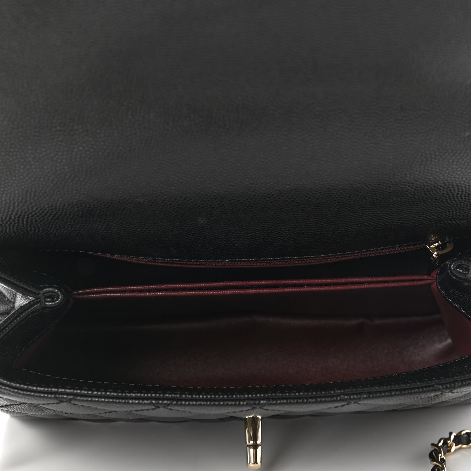 Chanel Caviar Quilted Mini Coco Handle Flap Black 5 of 9