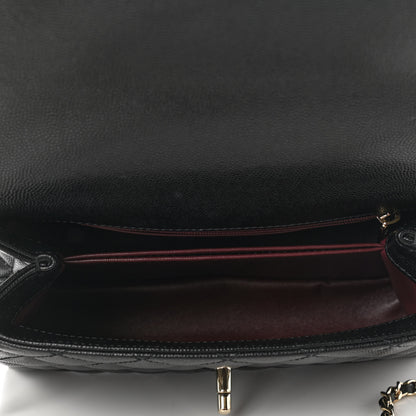 Chanel Caviar Quilted Mini Coco Handle Flap Black 5 of 9