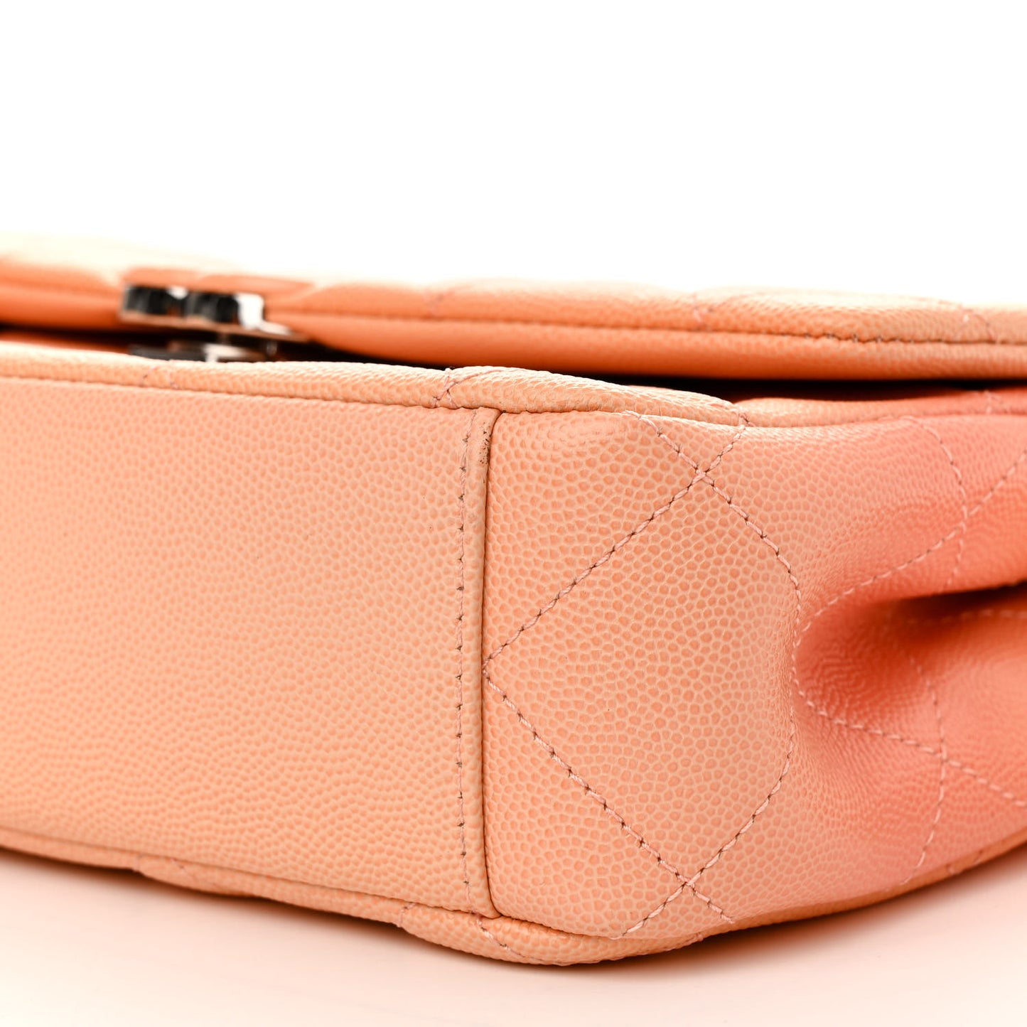 Shaded Caviar Quilted My Everything Flap Orange Light Orange