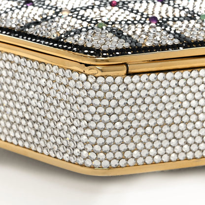 Judith Leiber Crystal Minaudiere Clutch Gold Multicolor 12 of 13