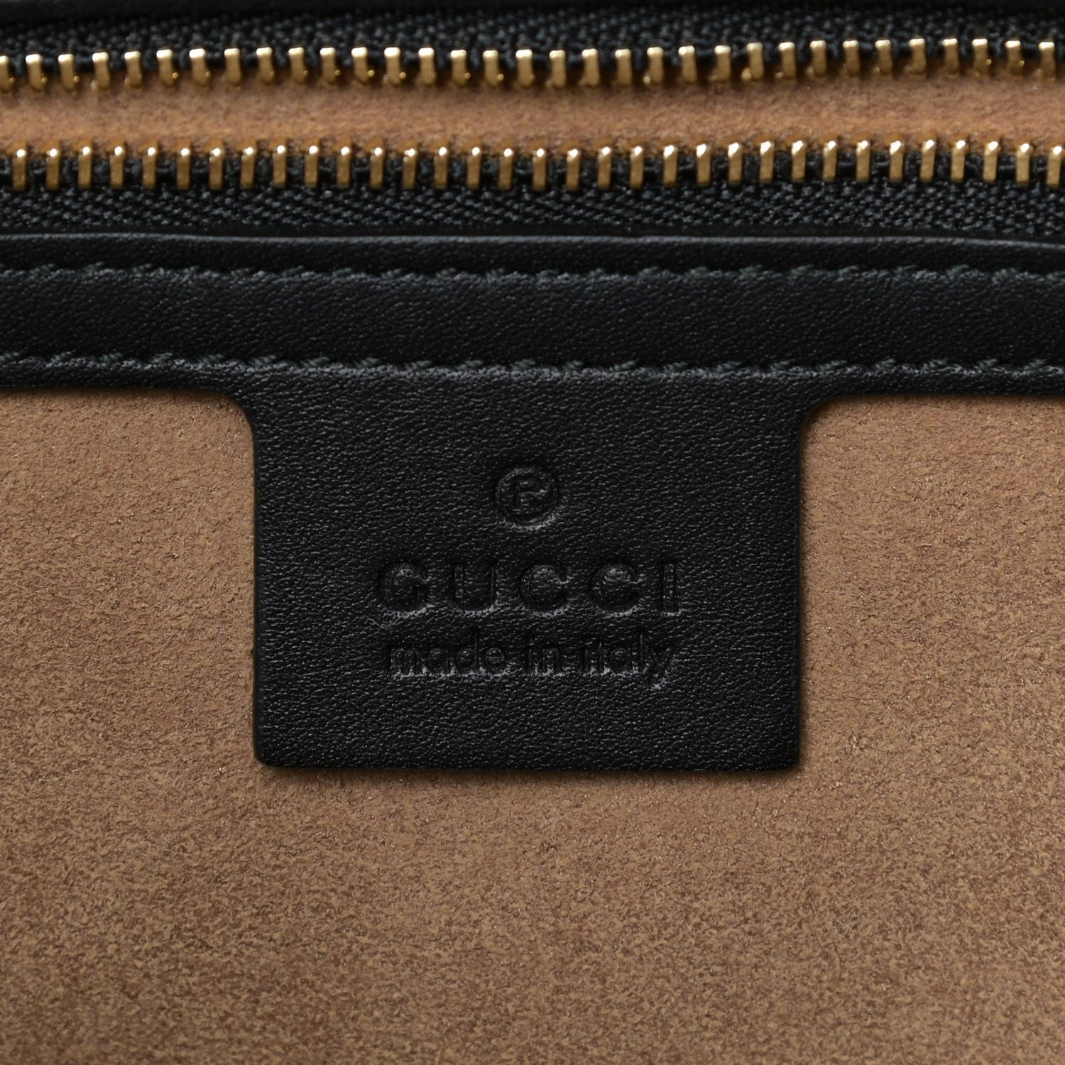 Gucci GG Supreme Monogram Medium Padlock Tote Black 6 of 10