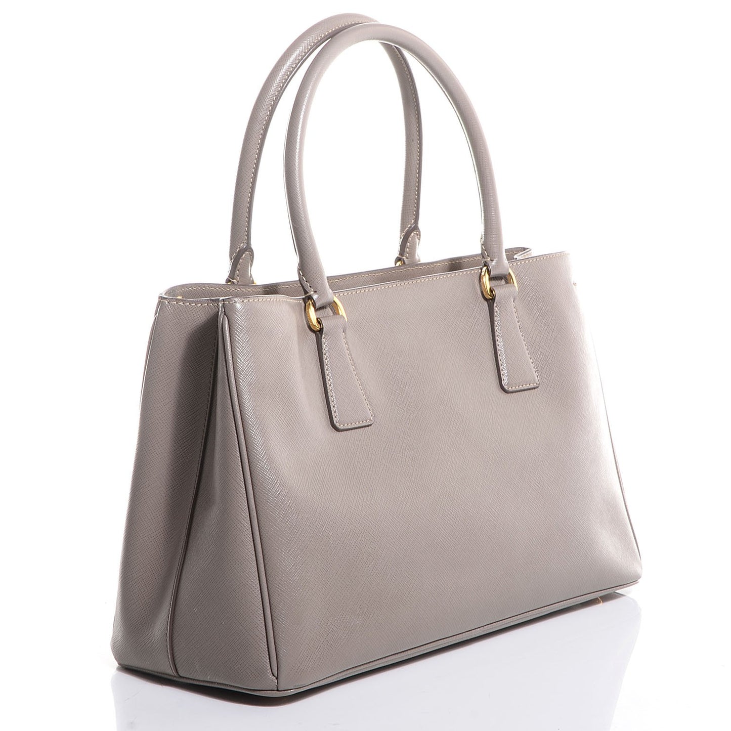 Saffiano Lux Medium Tote Argilla
