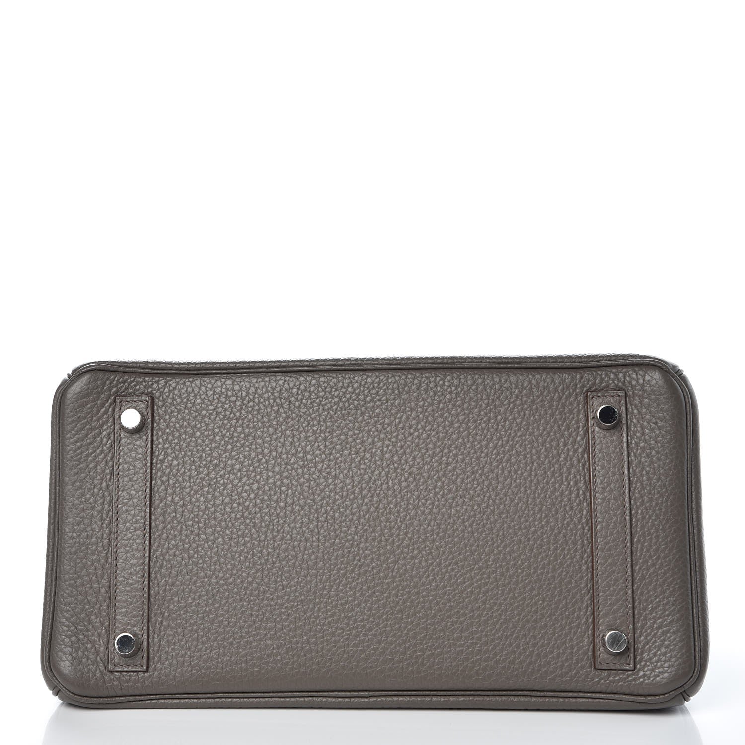 Hermes Taurillon Clemence Birkin 30 Etain 6 of 33