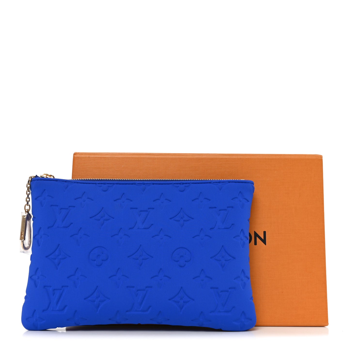 Monogram Neoprene Key Pouch M  Neon Wave