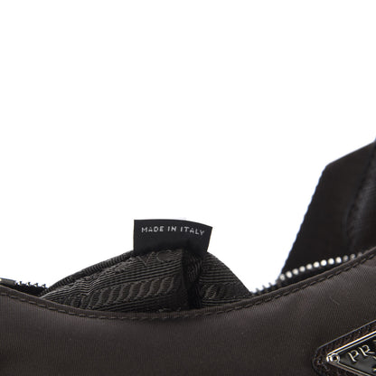 Prada Tessuto Nylon Re-Edition 2005 Shoulder Bag Caffe 9 of 12