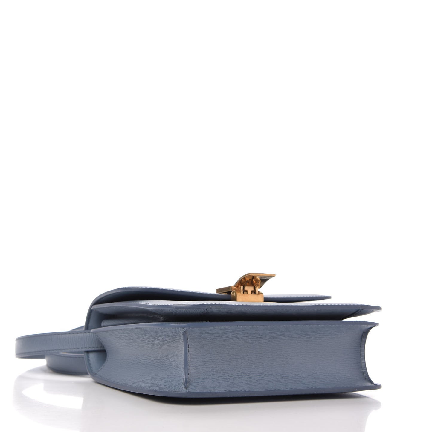 Liege Calfskin Teen Classic Box Flap Bag Arctic Blue