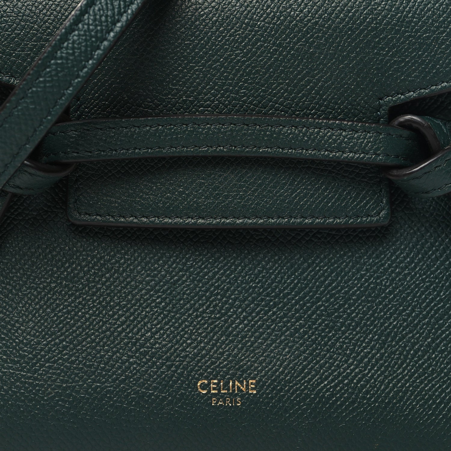 Celine Grained Calfskin Pico Belt Bag Amazone 6 of 11