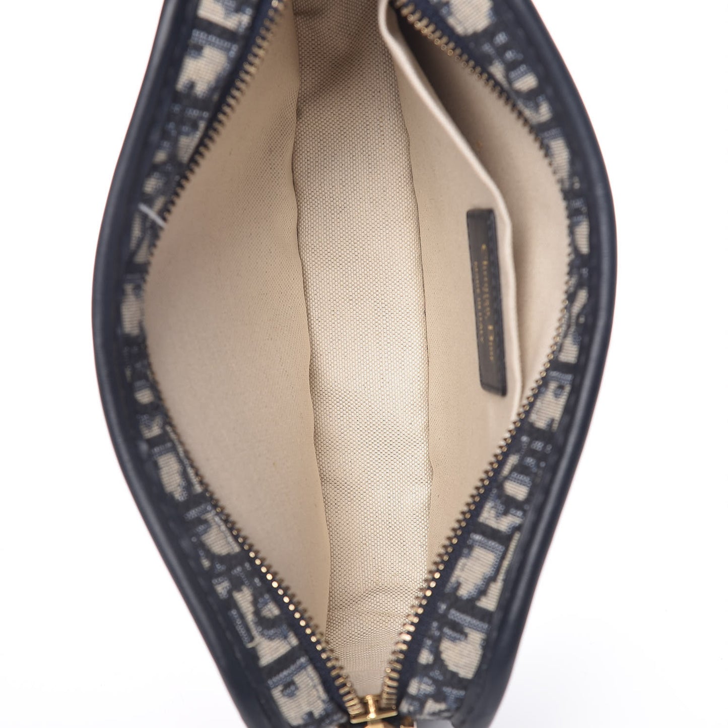 Oblique Diorquake Clutch Blue