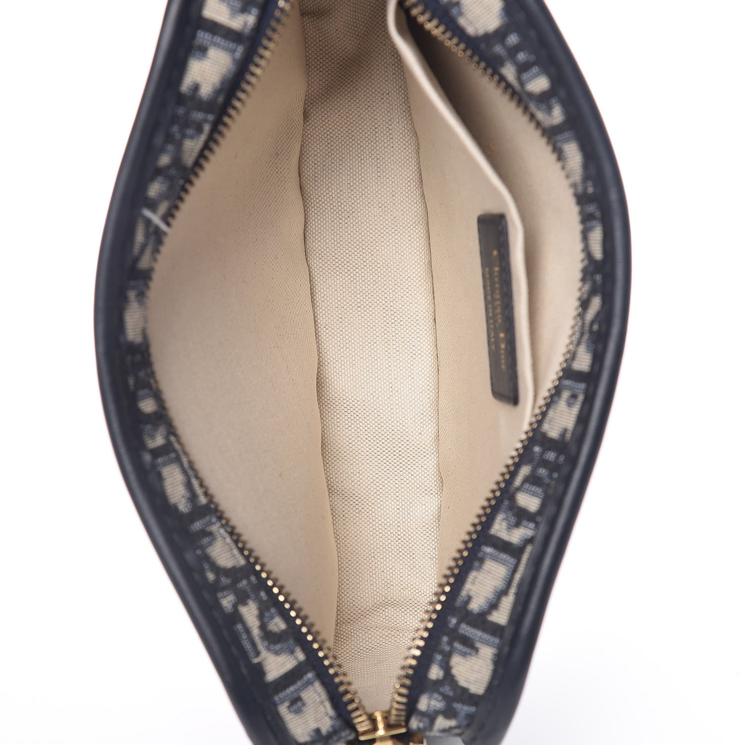 Christian Dior Oblique Diorquake Clutch Blue 7 of 11