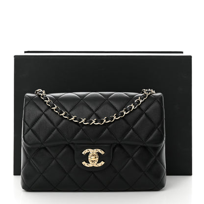 Chanel Lambskin Quilted CC Pocket Clutch With Chain Black 11 of 11