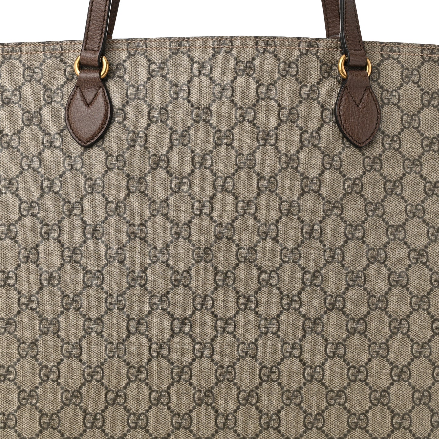 GG Supreme Monogram Medium Ophidia Shopping Tote Ebony