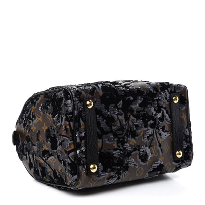 Louis Vuitton Monogram Fleur De Jais Sequins Speedy 30 4 of 12