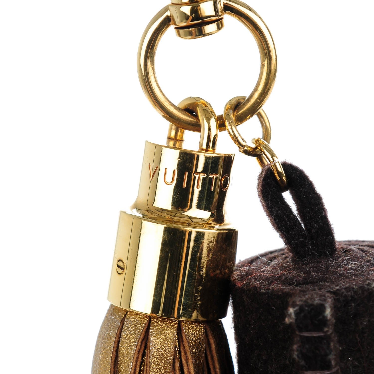 Louis Vuitton Rainbow Tassel Bag Charm Bronze 4 of 6