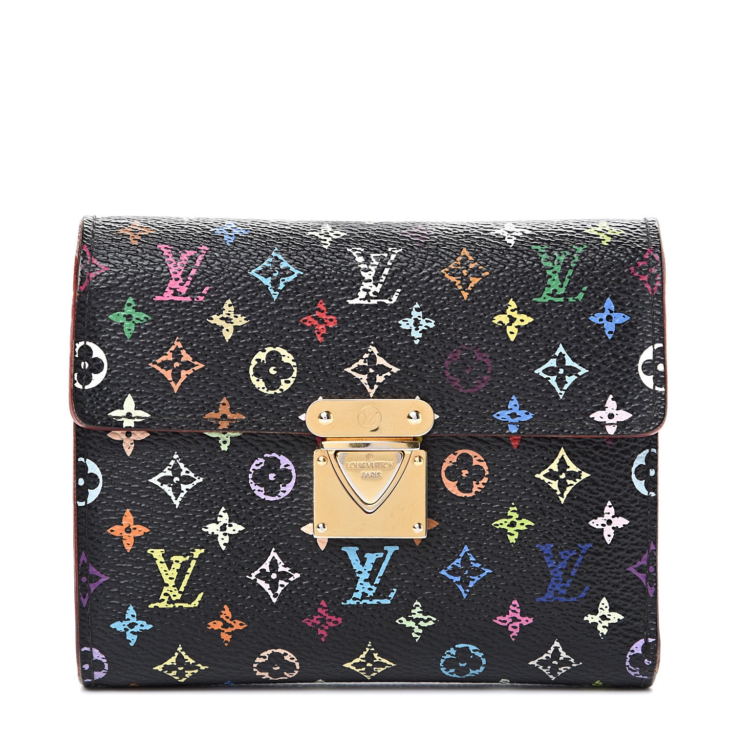 Louis Vuitton Monogram Multicolor Koala Wallet Black 1 of 18