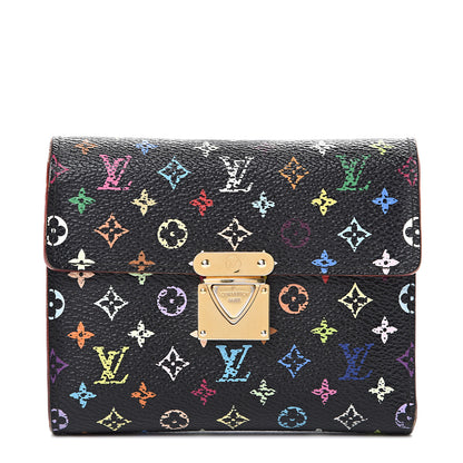 Louis Vuitton Monogram Multicolor Koala Wallet Black 1 of 18