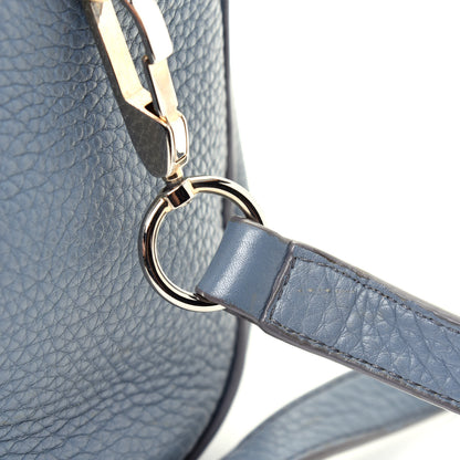 Alexander Wang Pebbled Lambskin Rockie Blue Pale Gold Hardware 22 of 24