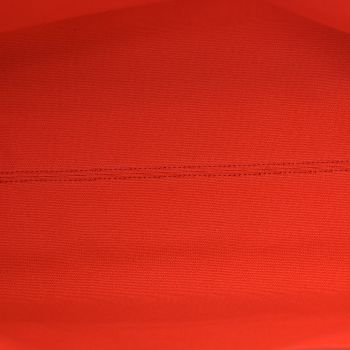 Canvas Calfskin Large La Medusa Tote Bag Orange