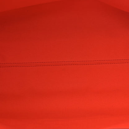 Versace Canvas Calfskin Large La Medusa Tote Bag Orange 5 of 13