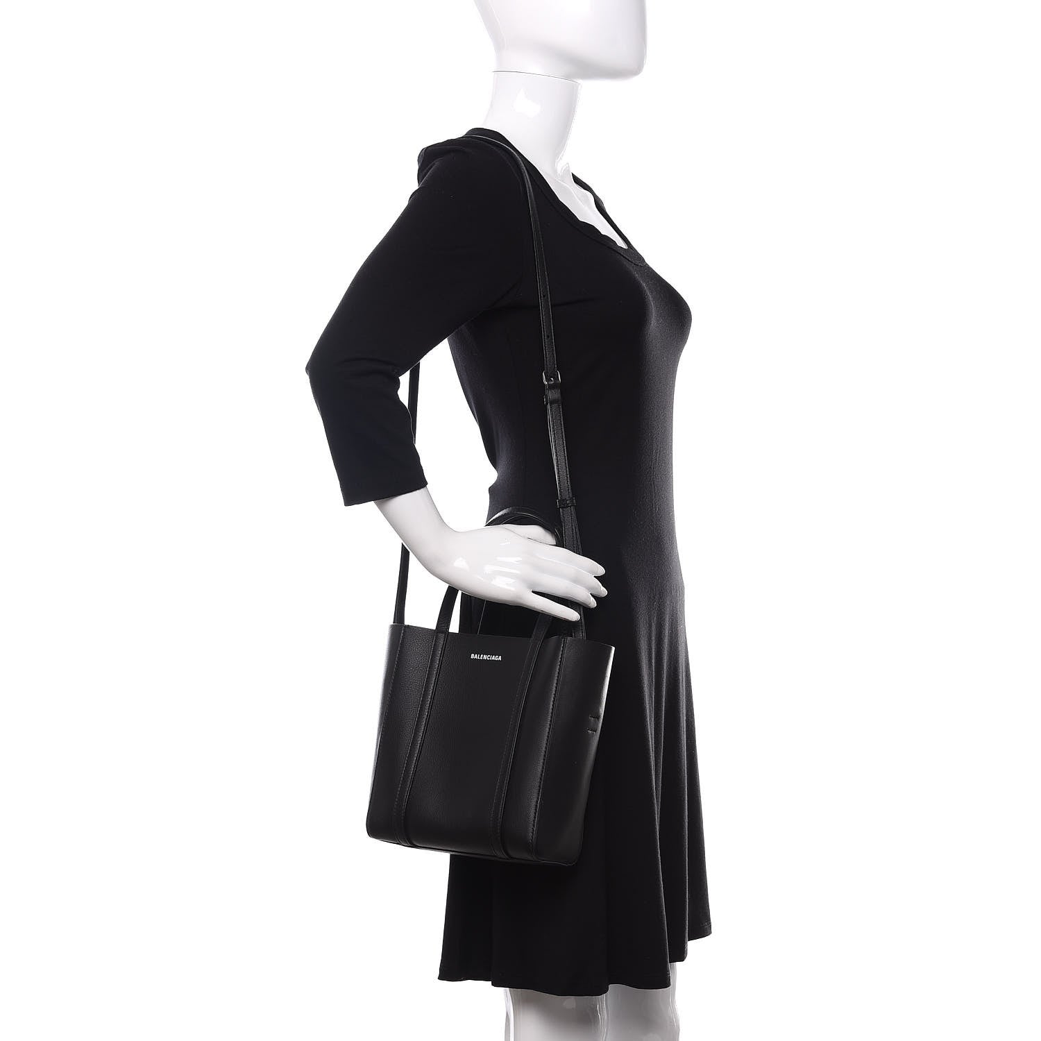 Balenciaga Calfskin XXS Everyday Tote Black 2 of 9