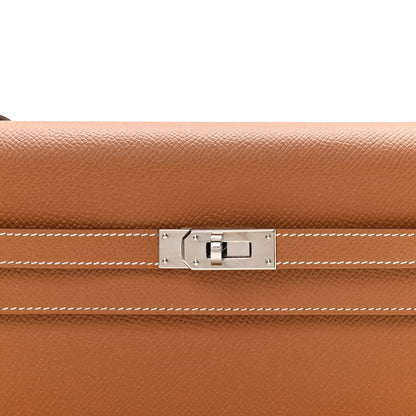 Hermes Epsom Kelly Wallet To Go Gold 6 of 8