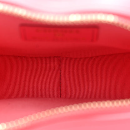 Chanel Lambskin Quilted CC In Love Heart Clutch With Chain Pink 5 of 10