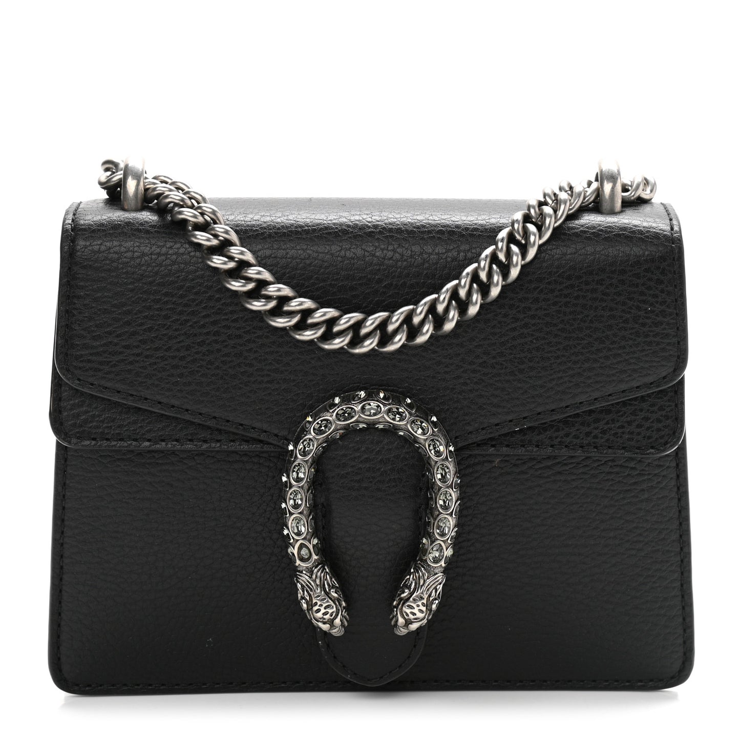 Calfskin Mini Dionysus Shoulder Bag Black