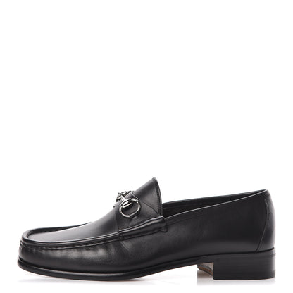 Gucci Calfskin Mens 1953 Horsebit Loafers 8.5 Black 1 of 16