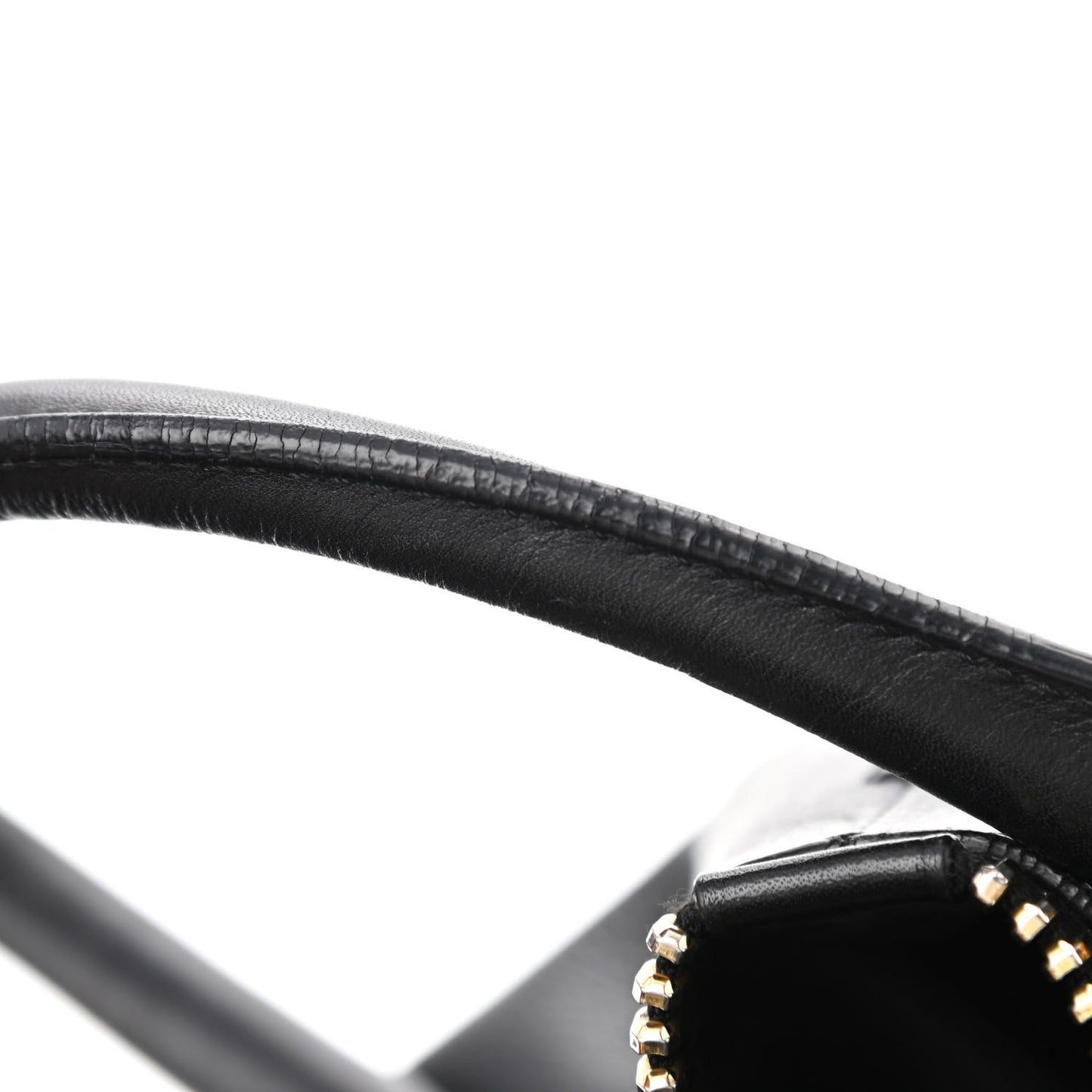 Calfskin Natasha Satchel Black