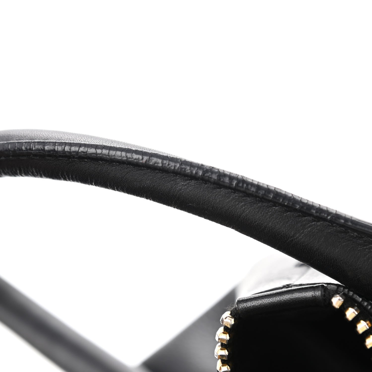 Tom Ford Calfskin Natasha Satchel Black 12 of 15