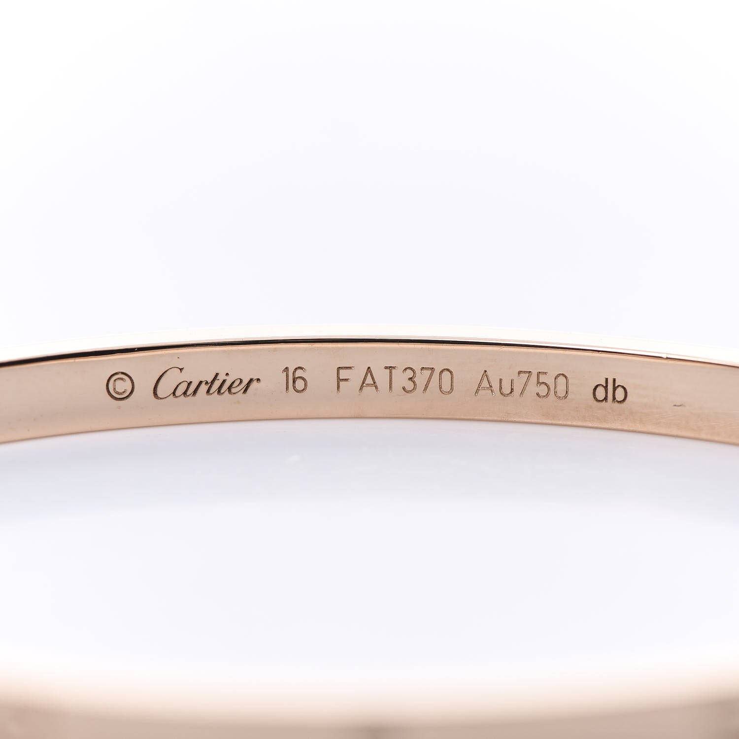 Cartier 18K Pink Gold Small LOVE Bracelet 16 4 of 6