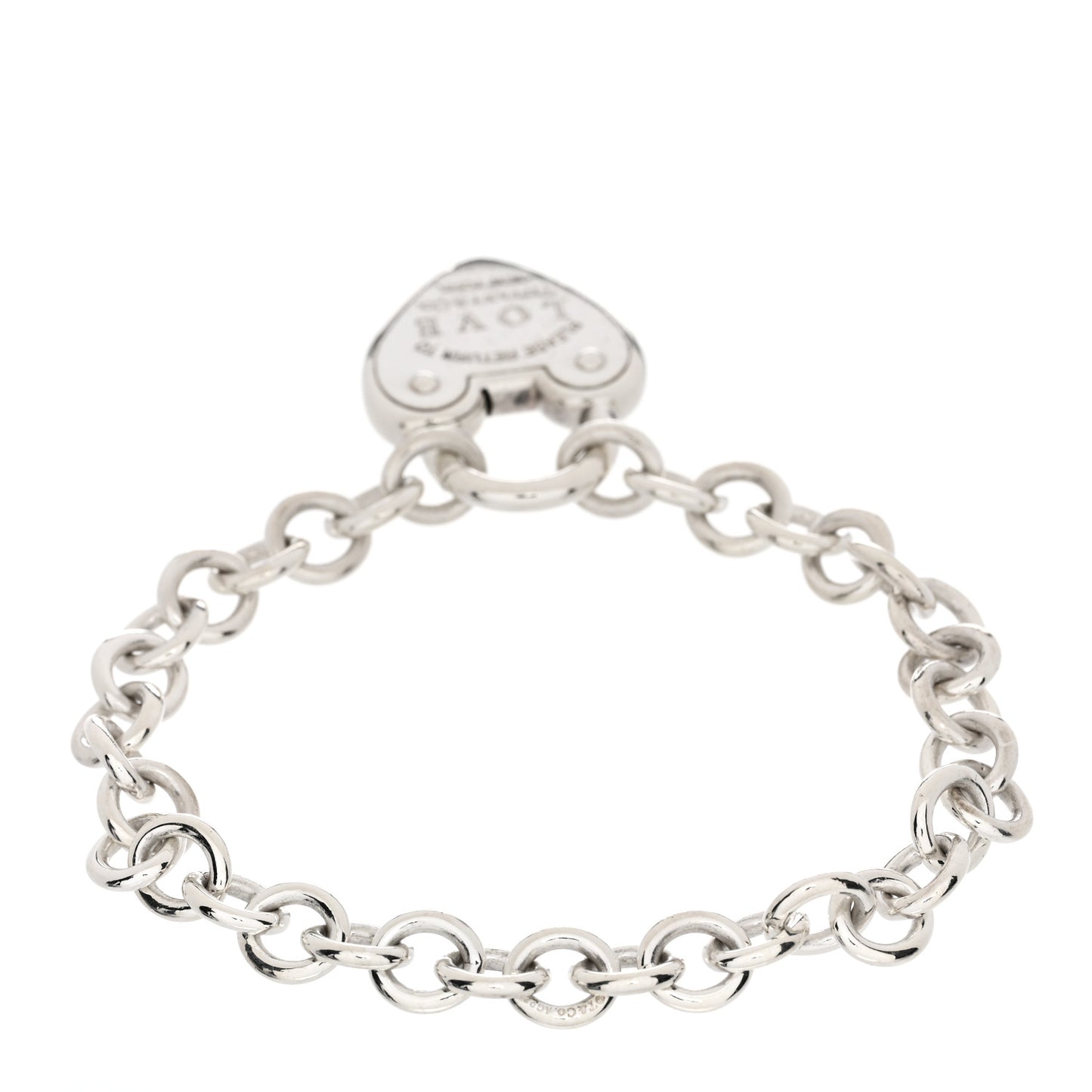 Sterling Silver Return to Tiffany Love Lock Bracelet