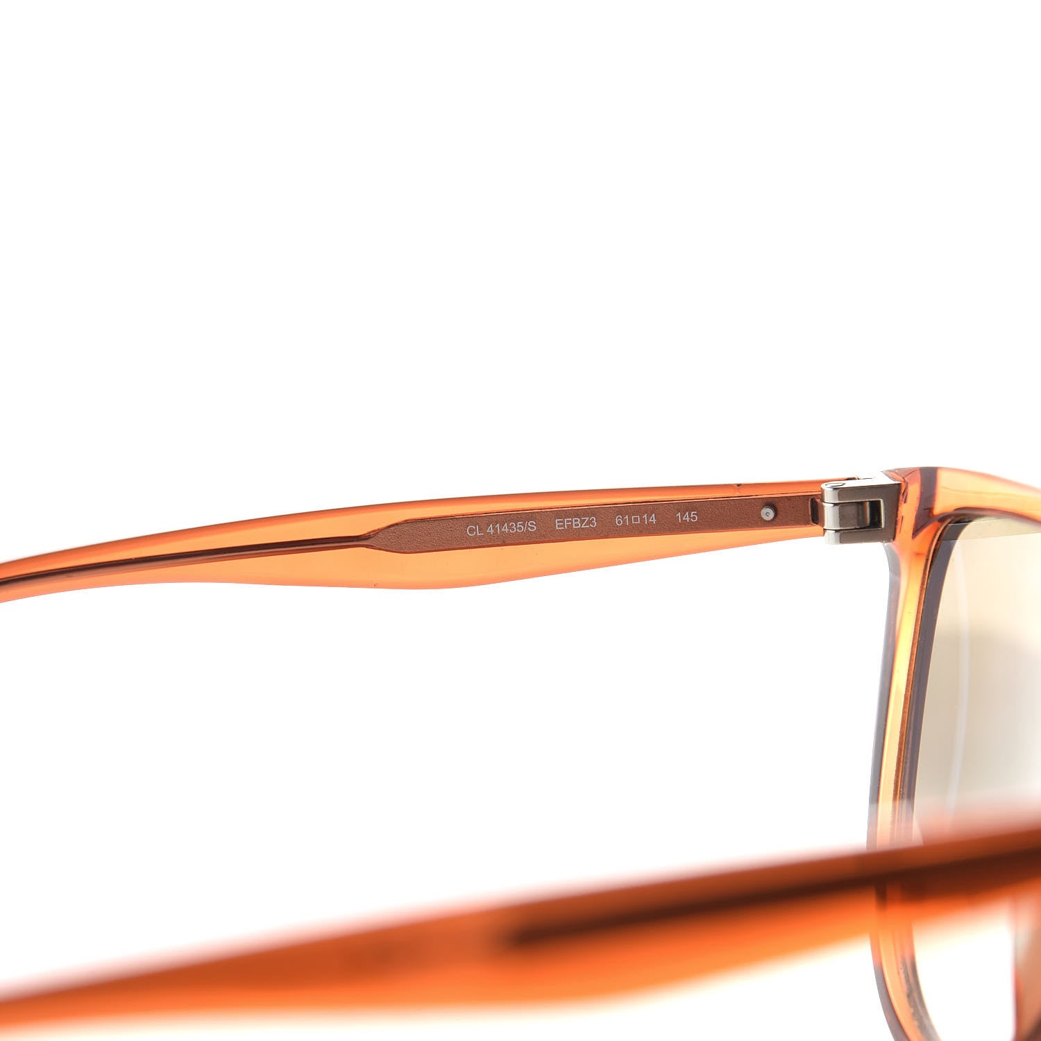 Celine Acetate Thin Shadow Sunglasses CL41435/S Orange 5 of 7