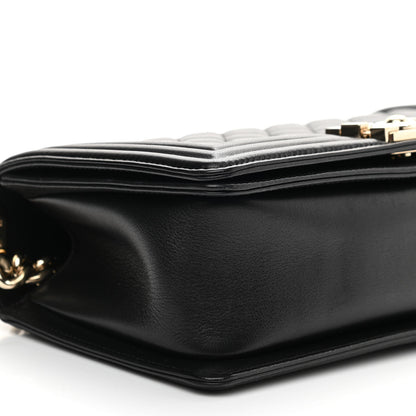 Chanel Lambskin Quilted Medium Boy Flap Black 8 of 9