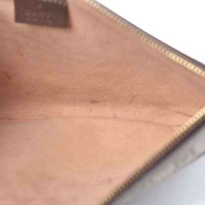 Gucci GG Supreme Monogram Large Ophidia Pouch Clutch Brown 9 of 11