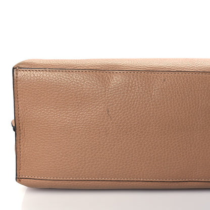 Gucci Cellarius Calfskin Medium Bamboo Daily Top Handle Bag Camelia 13 of 14