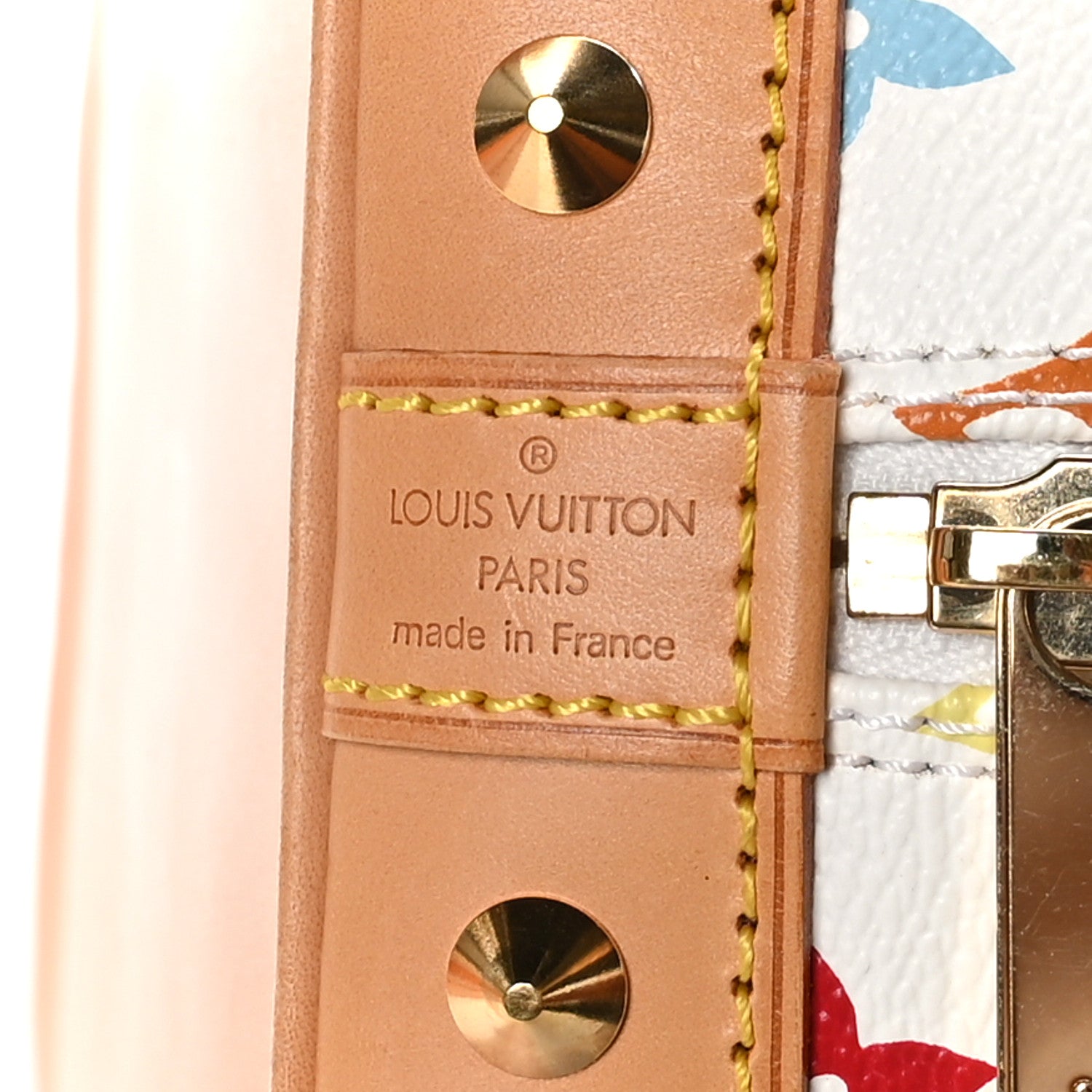 Louis Vuitton Monogram Multicolor Alma White 7 of 9