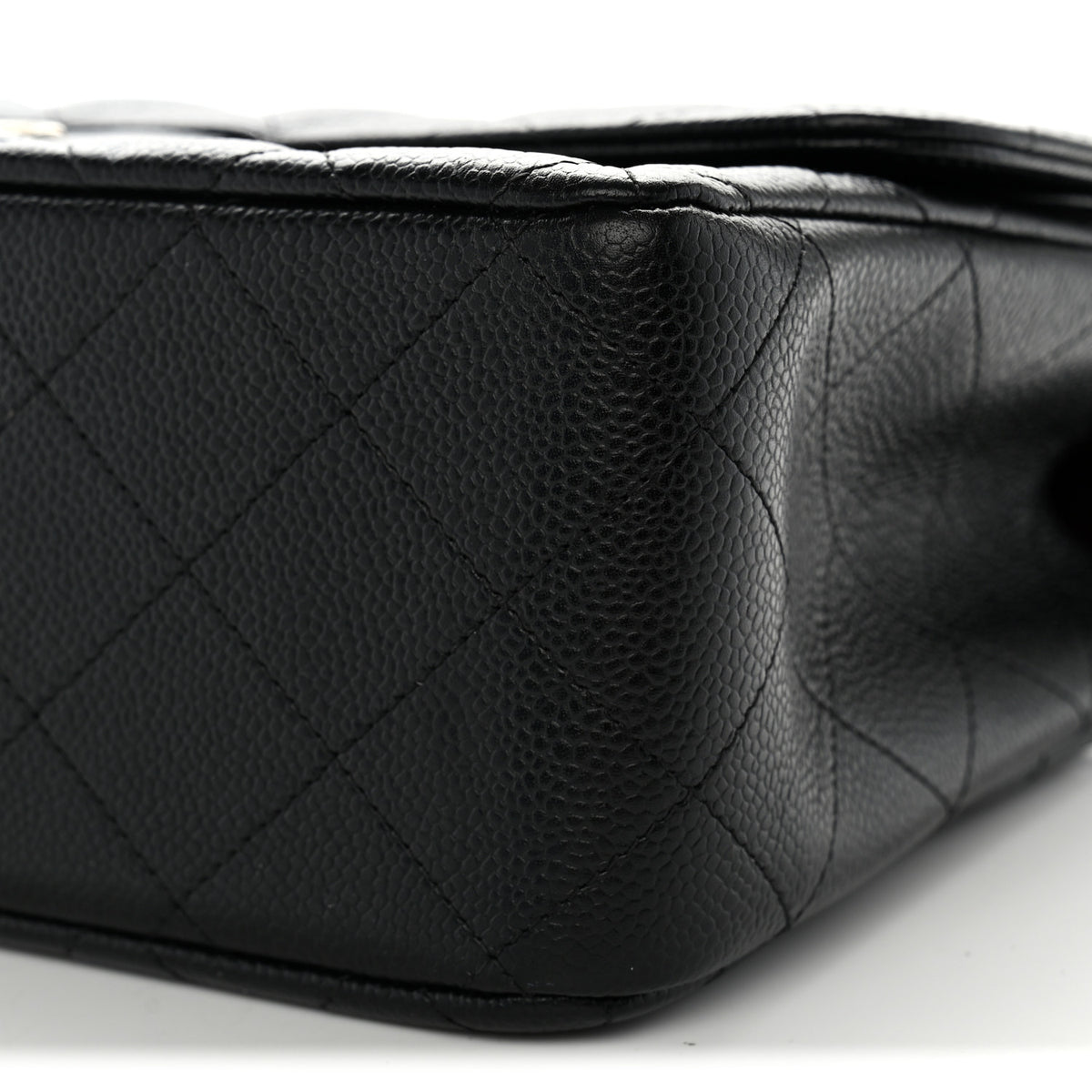 Chanel Caviar Quilted Jumbo Double Flap Black 10 of 11