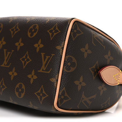 Louis Vuitton Monogram Speedy Bandouliere 20 Black 8 of 9