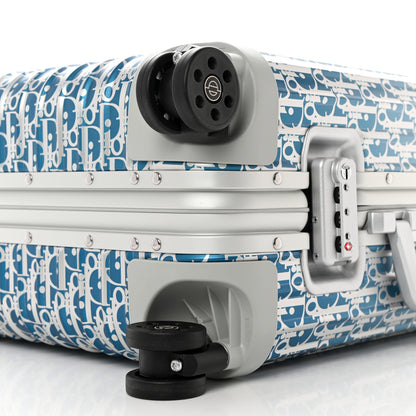 Christian Dior X RIMOWA Aluminum Gradient Cabin Luggage Blue Multi 8 of 10