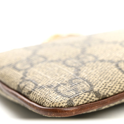 Gucci GG Supreme Monogram Key Case Beige Ebony Cuir 8 of 9