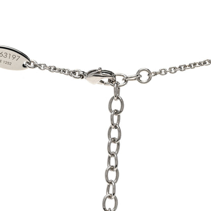 Louis Vuitton Metal Essential V Supple Necklace Silver 4 of 6